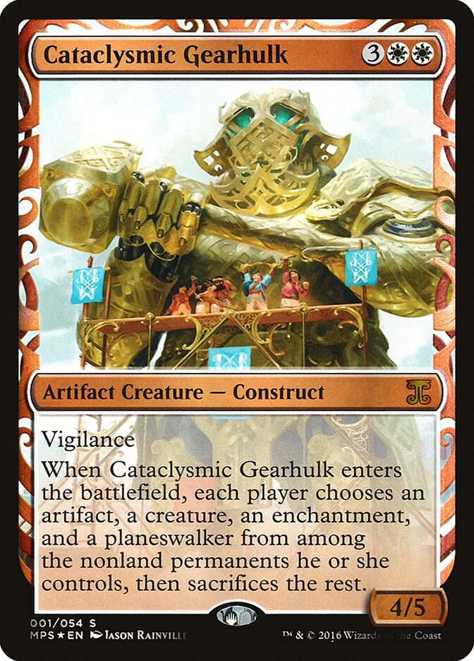 Cataclysmic Gearhulk 1 card from Masterpiece Series: Kaladesh Inventions