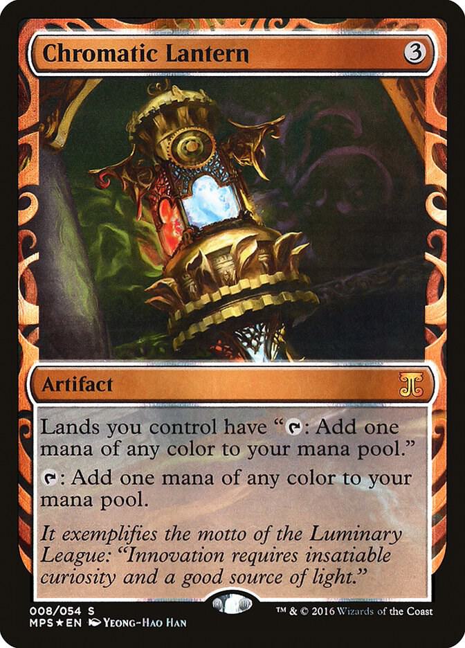 Chromatic Lantern 8 card from Masterpiece Series: Kaladesh Inventions