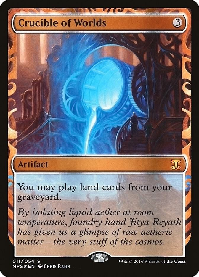 Crucible of Worlds 11 card from Masterpiece Series: Kaladesh Inventions
