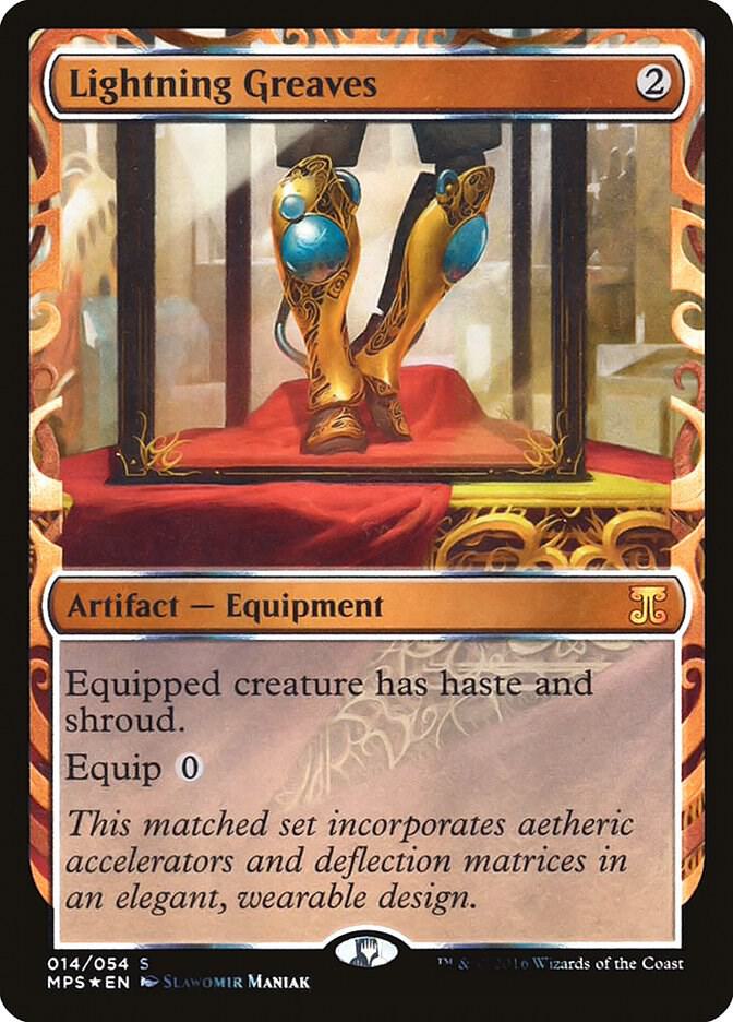 Lightning Greaves 14 card from Masterpiece Series: Kaladesh Inventions