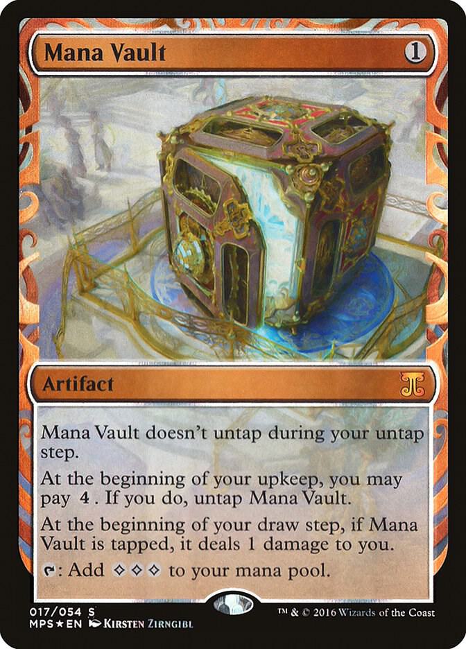 Mana Vault 17 card from Masterpiece Series: Kaladesh Inventions