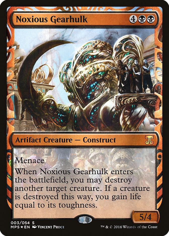 Noxious Gearhulk 3 card from Masterpiece Series: Kaladesh Inventions