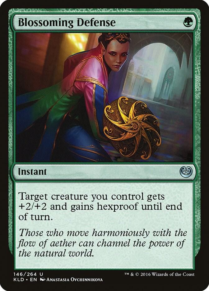 Blossoming Defense 146 card from Kaladesh