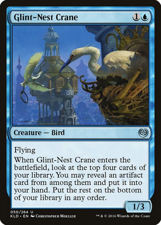Glint-Nest Crane 50 card from Kaladesh
