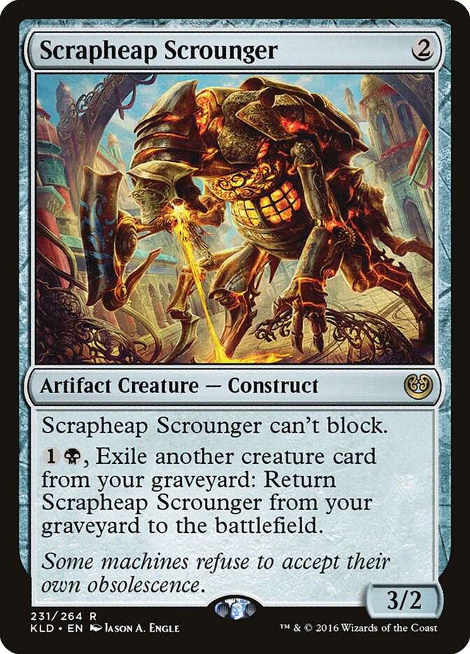 Scrapheap Scrounger 231 card from Kaladesh
