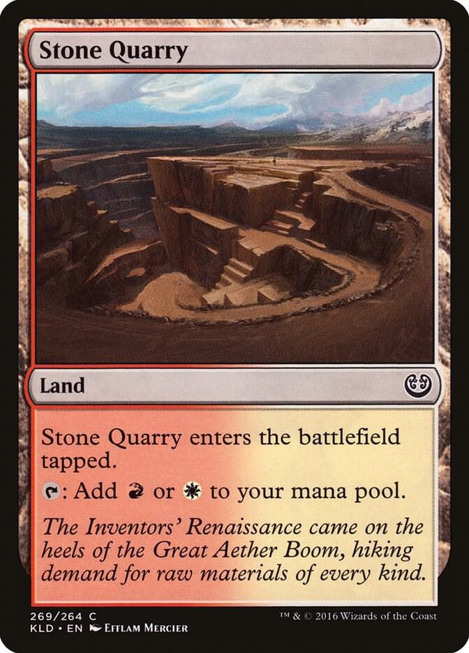 Stone Quarry 269 card from Kaladesh