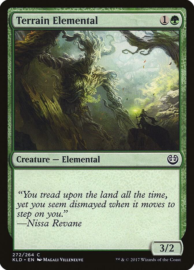 Terrain Elemental 272 card from Kaladesh