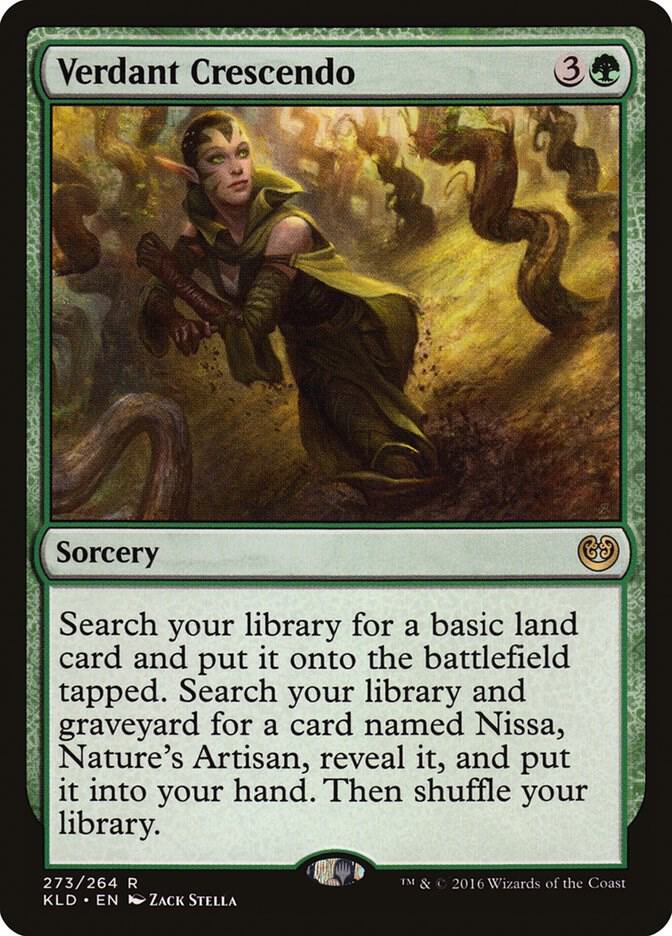 Verdant Crescendo 273 card from Kaladesh