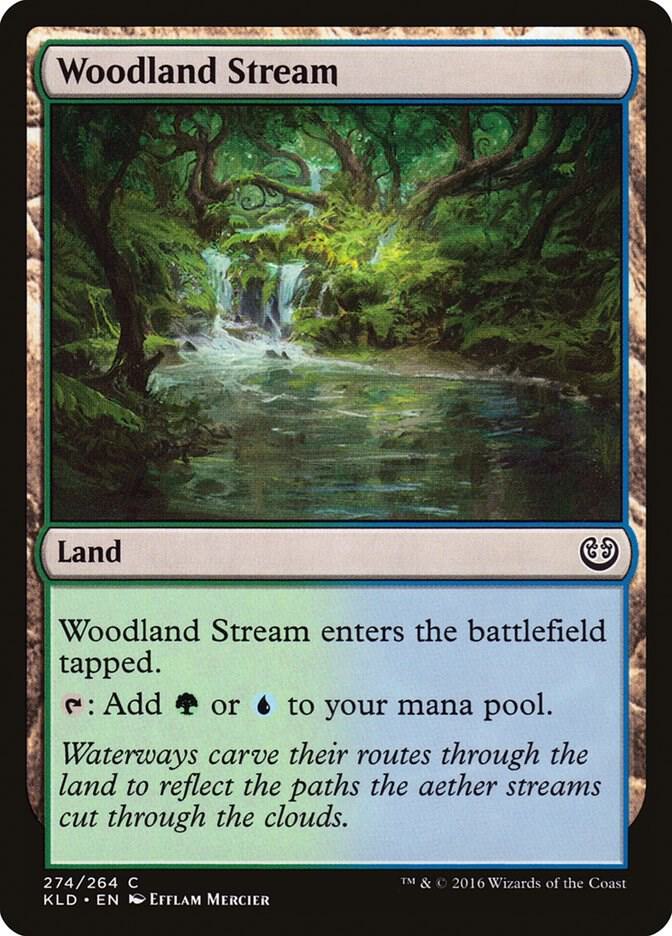 Woodland Stream 274 card from Kaladesh