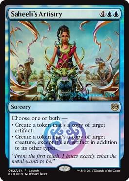 Saheeli's Artistry 62 card from Launch Party & Release Event Promos