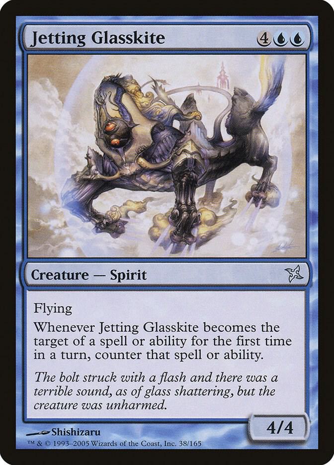 Jetting Glasskite 38 card from Betrayers of Kamigawa
