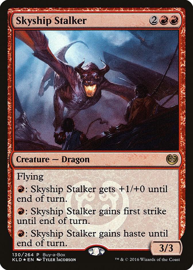Skyship Stalker 130 card from Buy-A-Box Promos