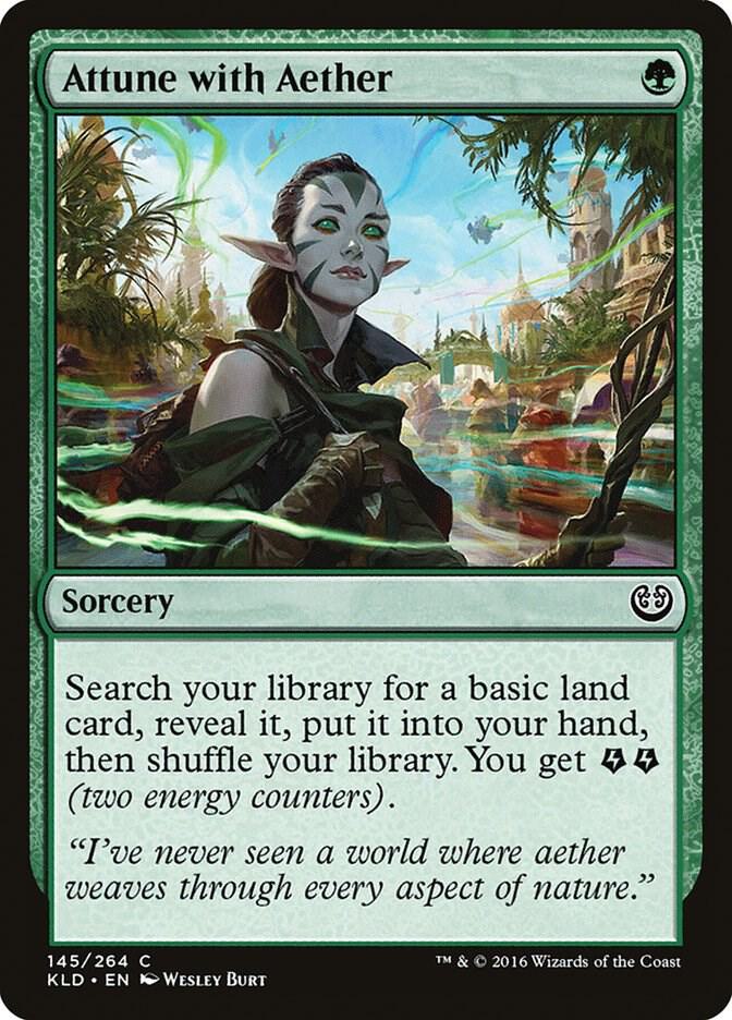 Attune with Aether 145 card from Kaladesh