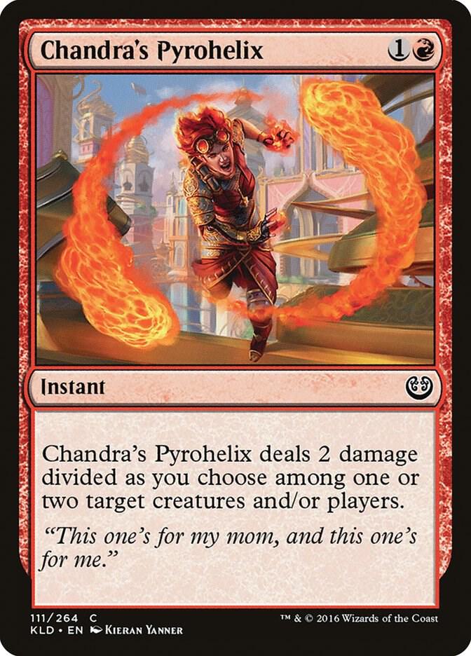 Chandra's Pyrohelix 111 card from Kaladesh