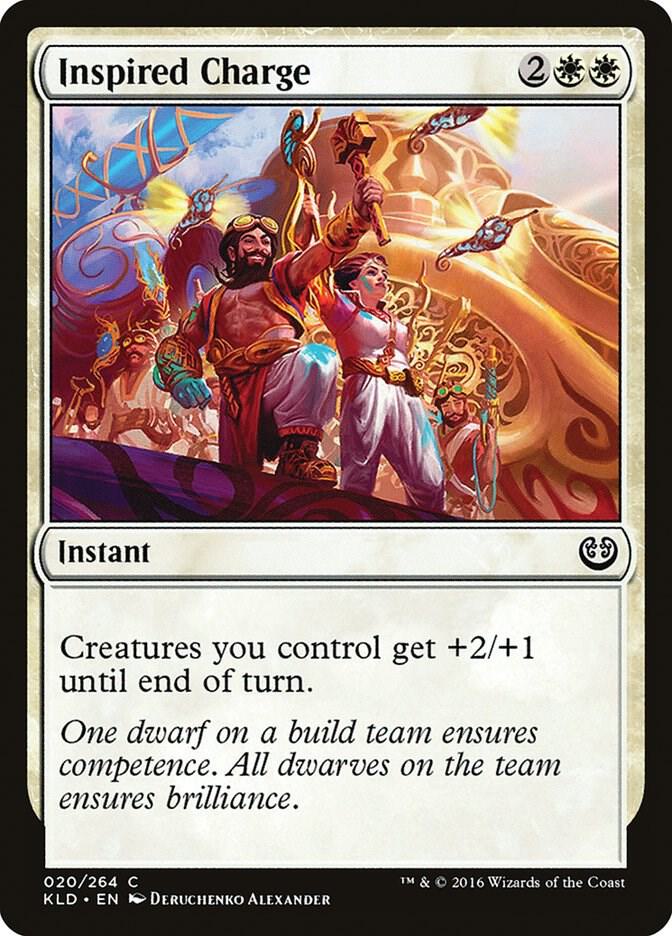 Inspired Charge 20 card from Kaladesh