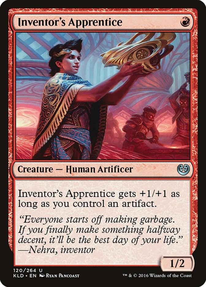 Inventor's Apprentice 120 card from Kaladesh