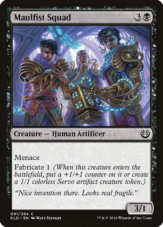 Maulfist Squad 91 card from Kaladesh