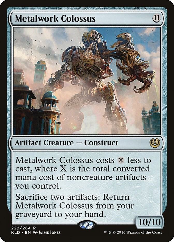 Metalwork Colossus 222 card from Kaladesh
