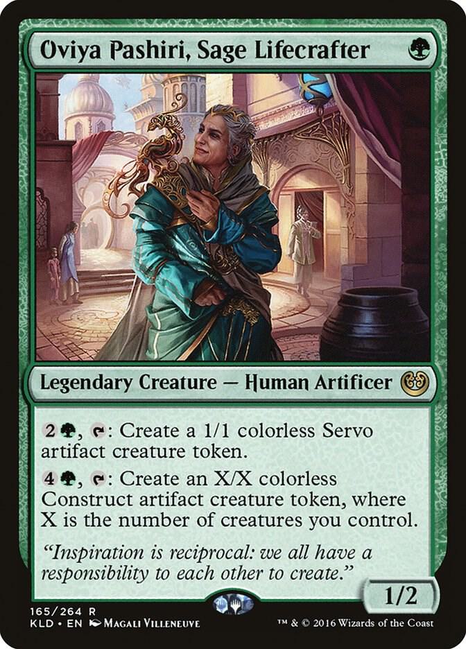 Oviya Pashiri, Sage Lifecrafter 165 card from Kaladesh