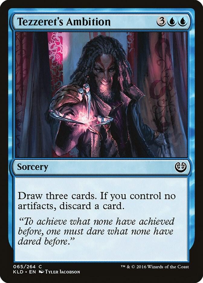 Tezzeret's Ambition 65 card from Kaladesh