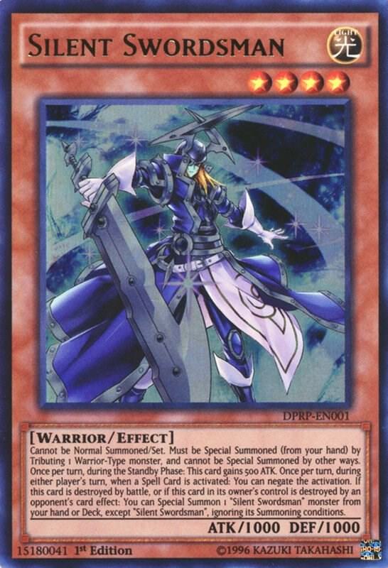 Silent Swordsman DPRP-EN001 card from Duelist Pack: Rivals of the Pharaoh