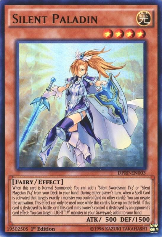 Silent Paladin DPRP-EN003 card from Duelist Pack: Rivals of the Pharaoh