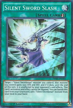 Silent Sword Slash DPRP-EN004 card from Duelist Pack: Rivals of the Pharaoh