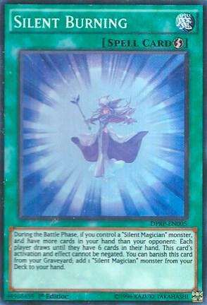 Silent Burning DPRP-EN005 card from Duelist Pack: Rivals of the Pharaoh