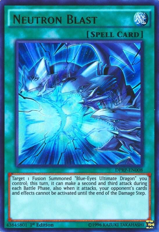 Neutron Blast DPRP-EN008 card from Duelist Pack: Rivals of the Pharaoh