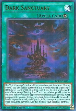Dark Sanctuary DPRP-EN011 card from Duelist Pack: Rivals of the Pharaoh