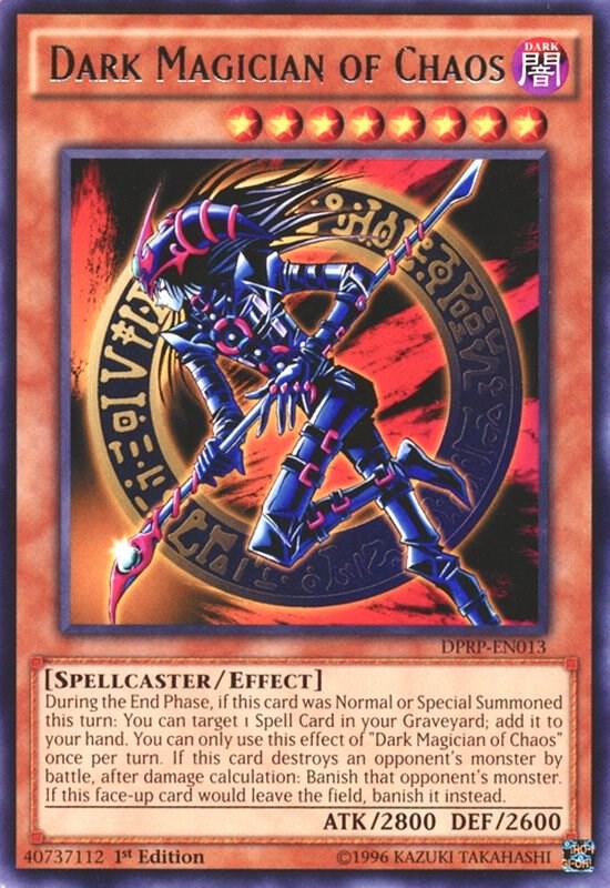 Dark Magician of Chaos DPRP-EN013 card from Duelist Pack: Rivals of the Pharaoh