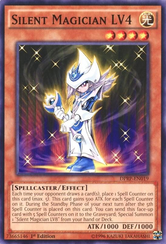 Silent Magician LV4 DPRP-EN019 card from Duelist Pack: Rivals of the Pharaoh