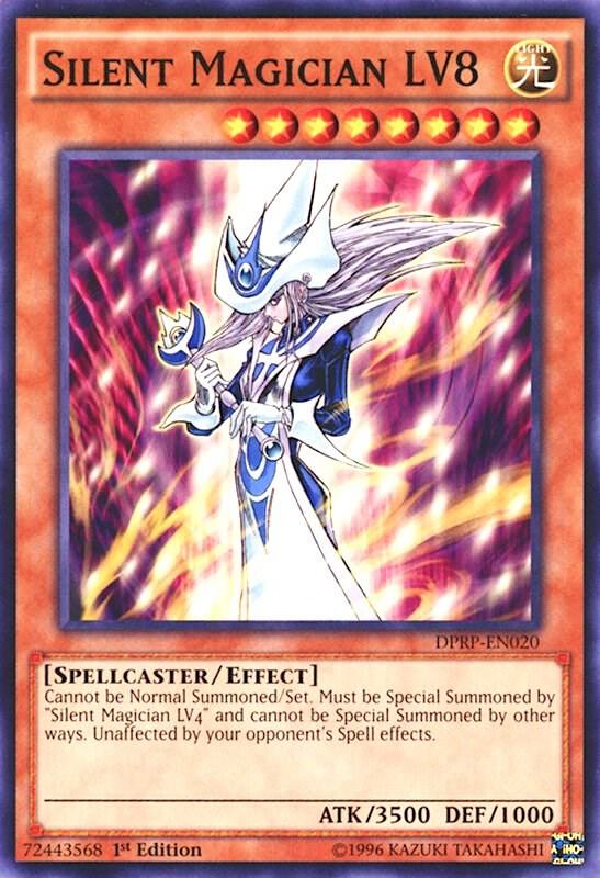 Silent Magician LV8 DPRP-EN020 card from Duelist Pack: Rivals of the Pharaoh