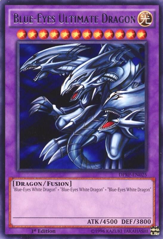 Blue-Eyes Ultimate Dragon DPRP-EN025 card from Duelist Pack: Rivals of the Pharaoh