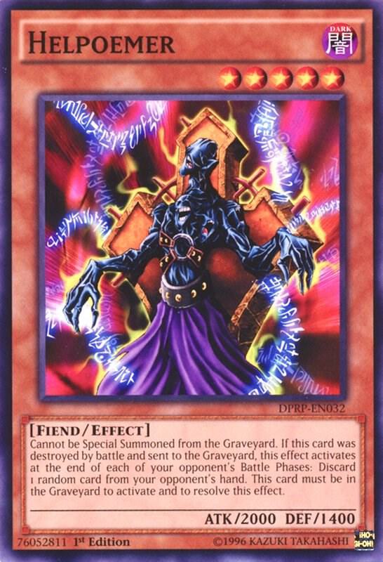 Helpoemer DPRP-EN032 card from Duelist Pack: Rivals of the Pharaoh