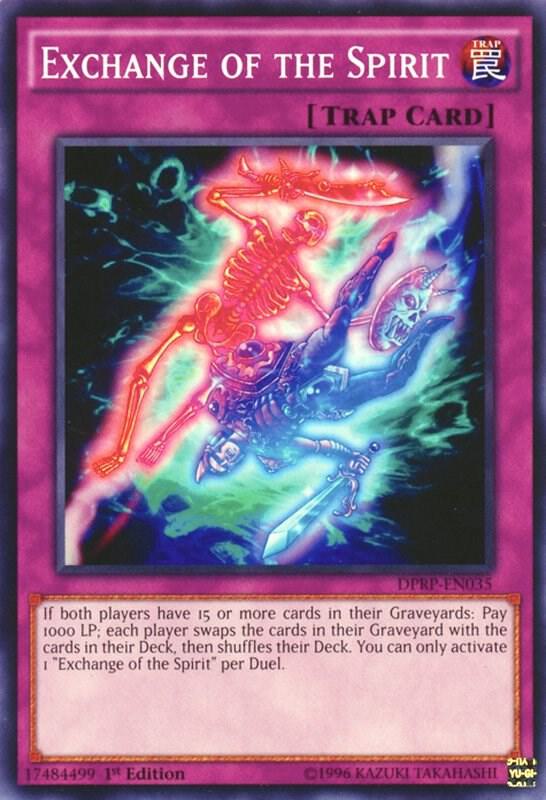 Exchange of the Spirit DPRP-EN035 card from Duelist Pack: Rivals of the Pharaoh