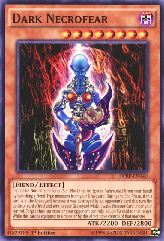 Dark Necrofear DPRP-EN040 card from Duelist Pack: Rivals of the Pharaoh