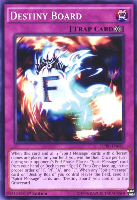 Destiny Board DPRP-EN041 card from Duelist Pack: Rivals of the Pharaoh