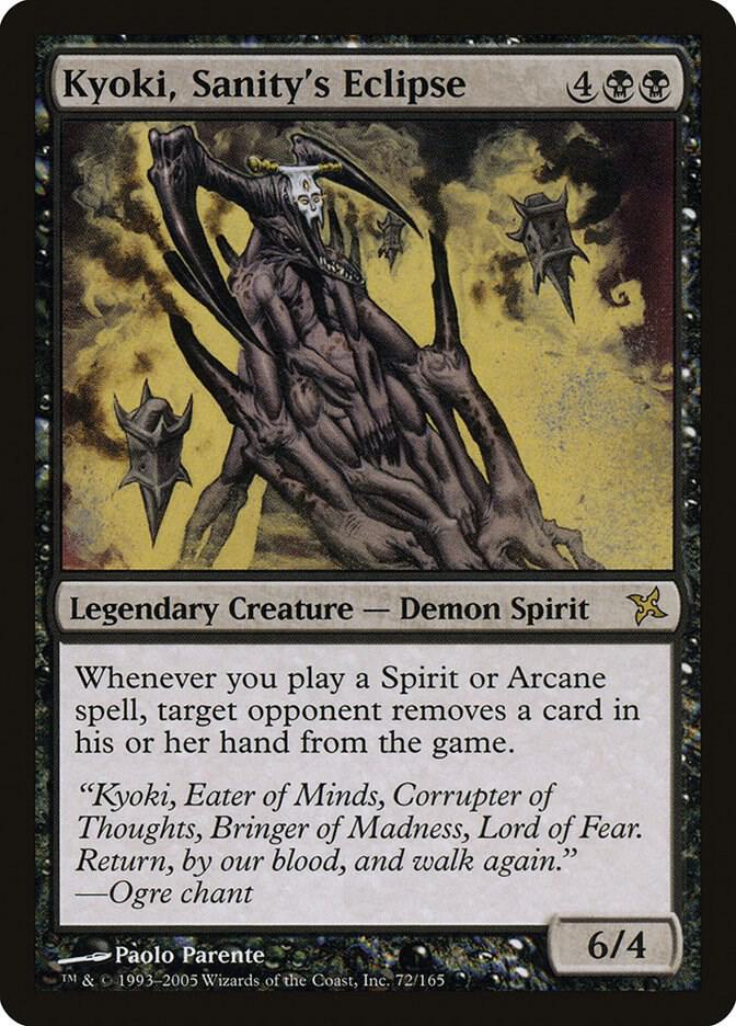 Kyoki, Sanity's Eclipse 72 card from Betrayers of Kamigawa