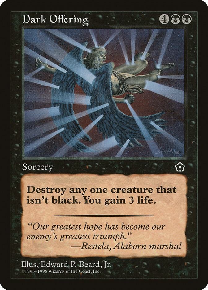 Dark Offering card from Portal Second Age