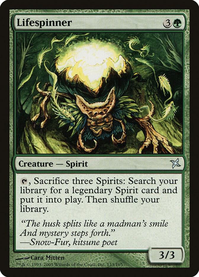 Lifespinner 133 card from Betrayers of Kamigawa