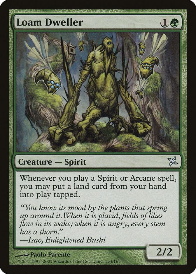 Loam Dweller 134 card from Betrayers of Kamigawa