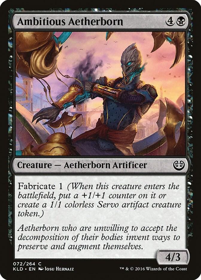 Ambitious Aetherborn 72 card from Kaladesh
