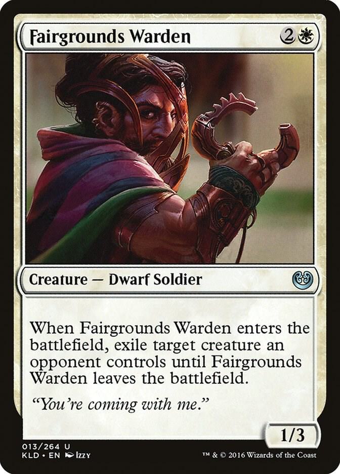 Fairgrounds Warden 13 card from Kaladesh