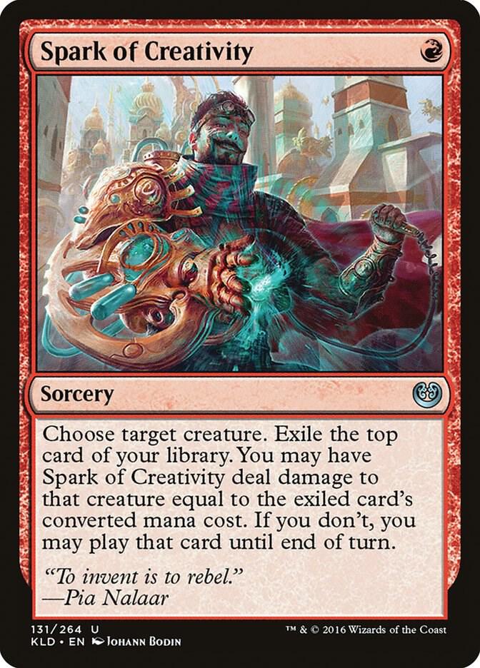 Spark of Creativity 131 card from Kaladesh