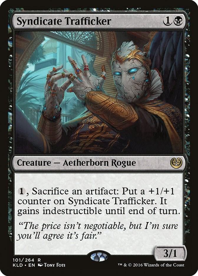 Syndicate Trafficker 101 card from Kaladesh