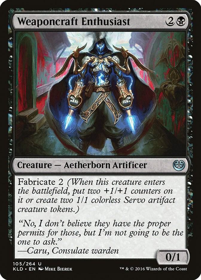 Weaponcraft Enthusiast 105 card from Kaladesh