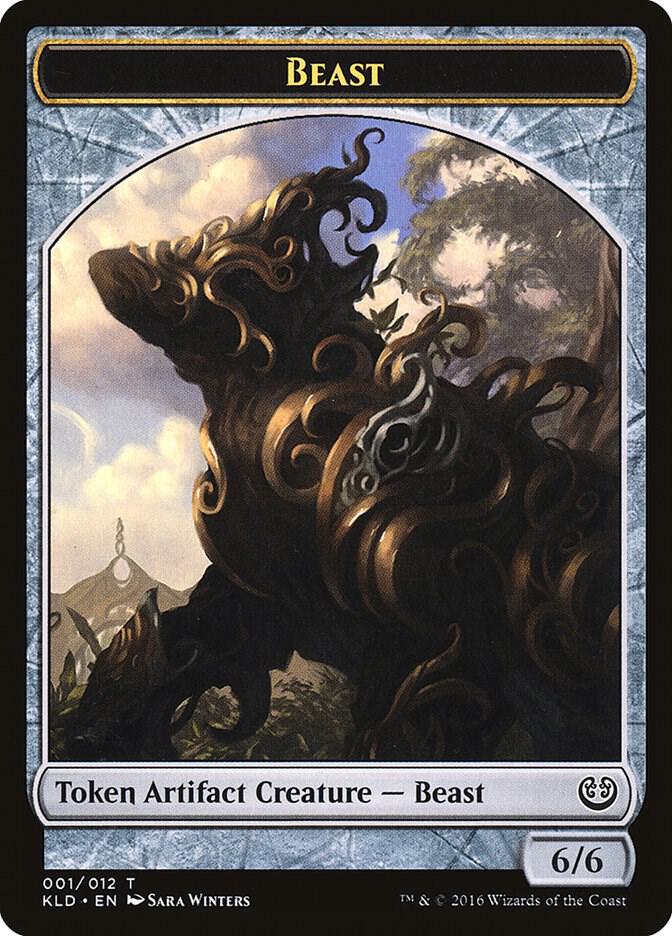 Beast Token 1 card from Kaladesh