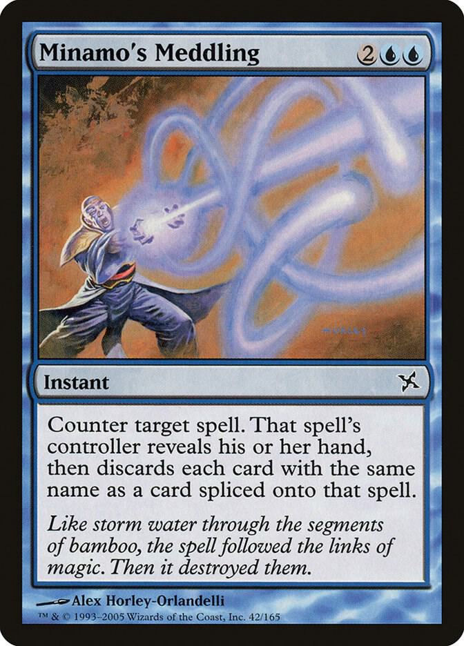Minamo's Meddling 42 card from Betrayers of Kamigawa