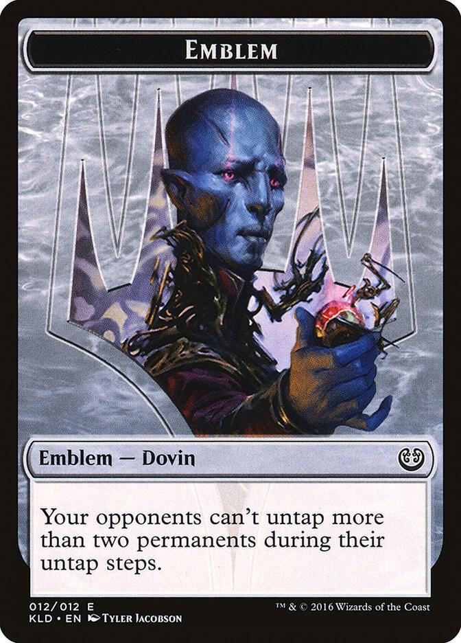 Emblem - Dovin Baan 12 card from Kaladesh